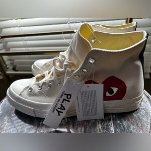 Converse x Comme des Garcons PLAY High-Top Sneakers size 11